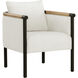 Wilder Heather Ivory Tweed Lounge Chair